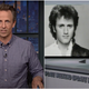 Left: Seth Meyers on Late Night (Screenshot: Late Night With Seth Meyers); Right: Norm Macdonald anchoring Weekend Update with, you guessed it, Frank Stallone (Screenshot: Saturday Night Live)